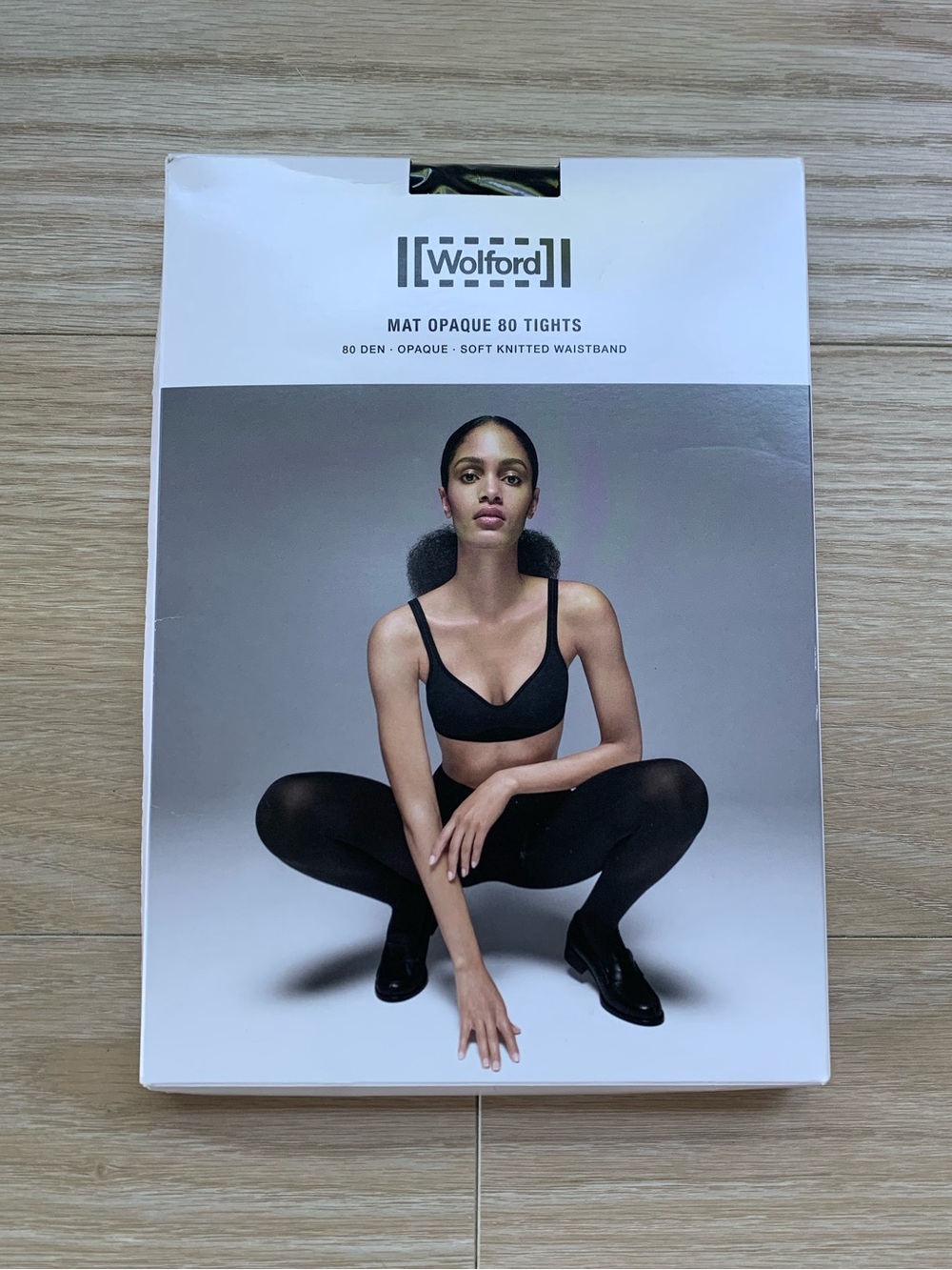 Wolford Mat Opaque Tights 80 Black Tights NWT Size Small